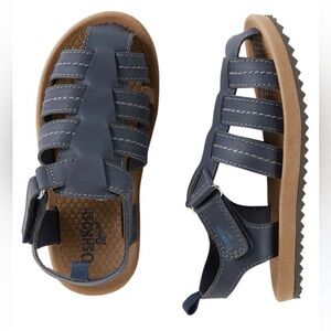 OshKosh B'gosh Kids Dark Blue Sandals size 5